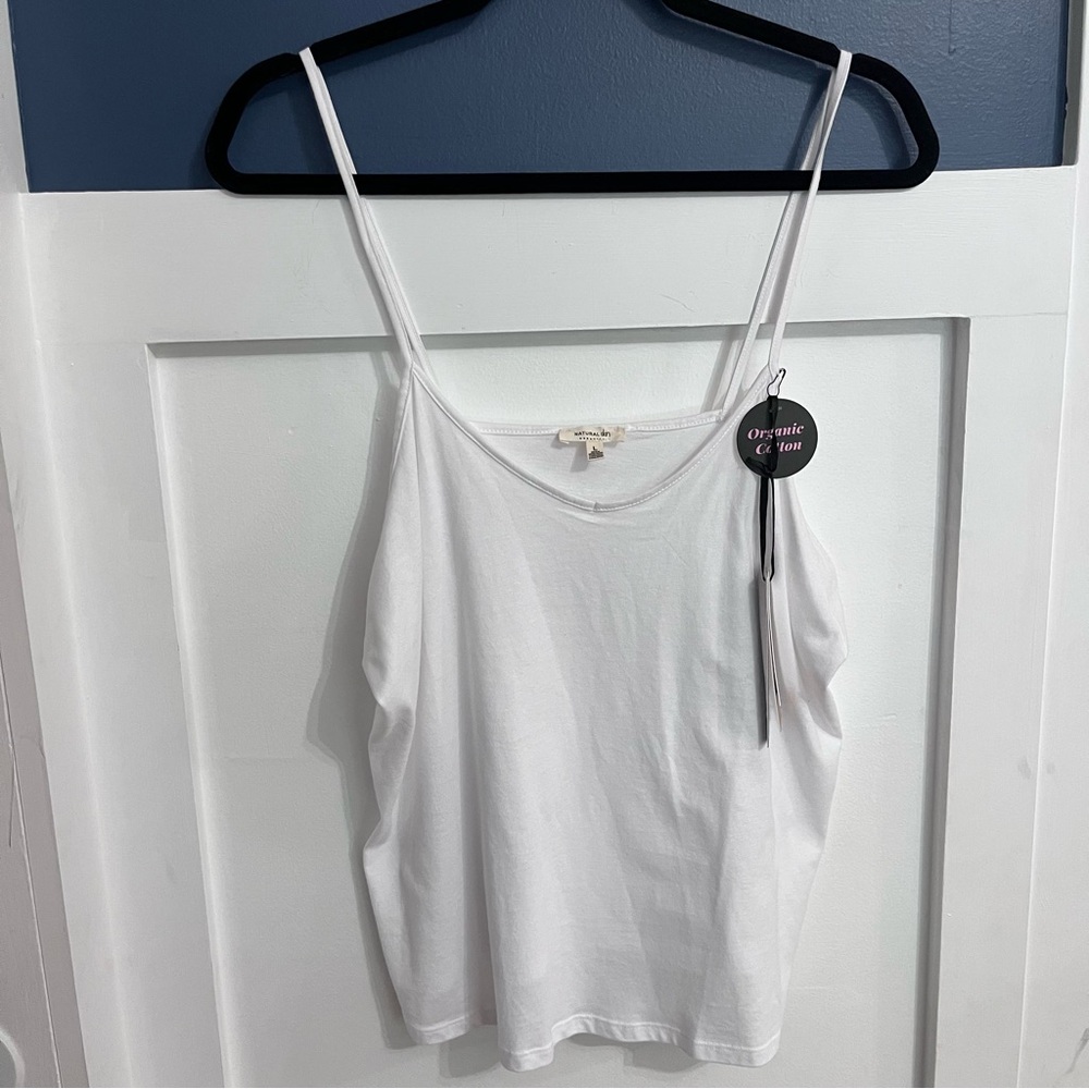Natural Skin Women's Jenna Cami White - Organic Cotton